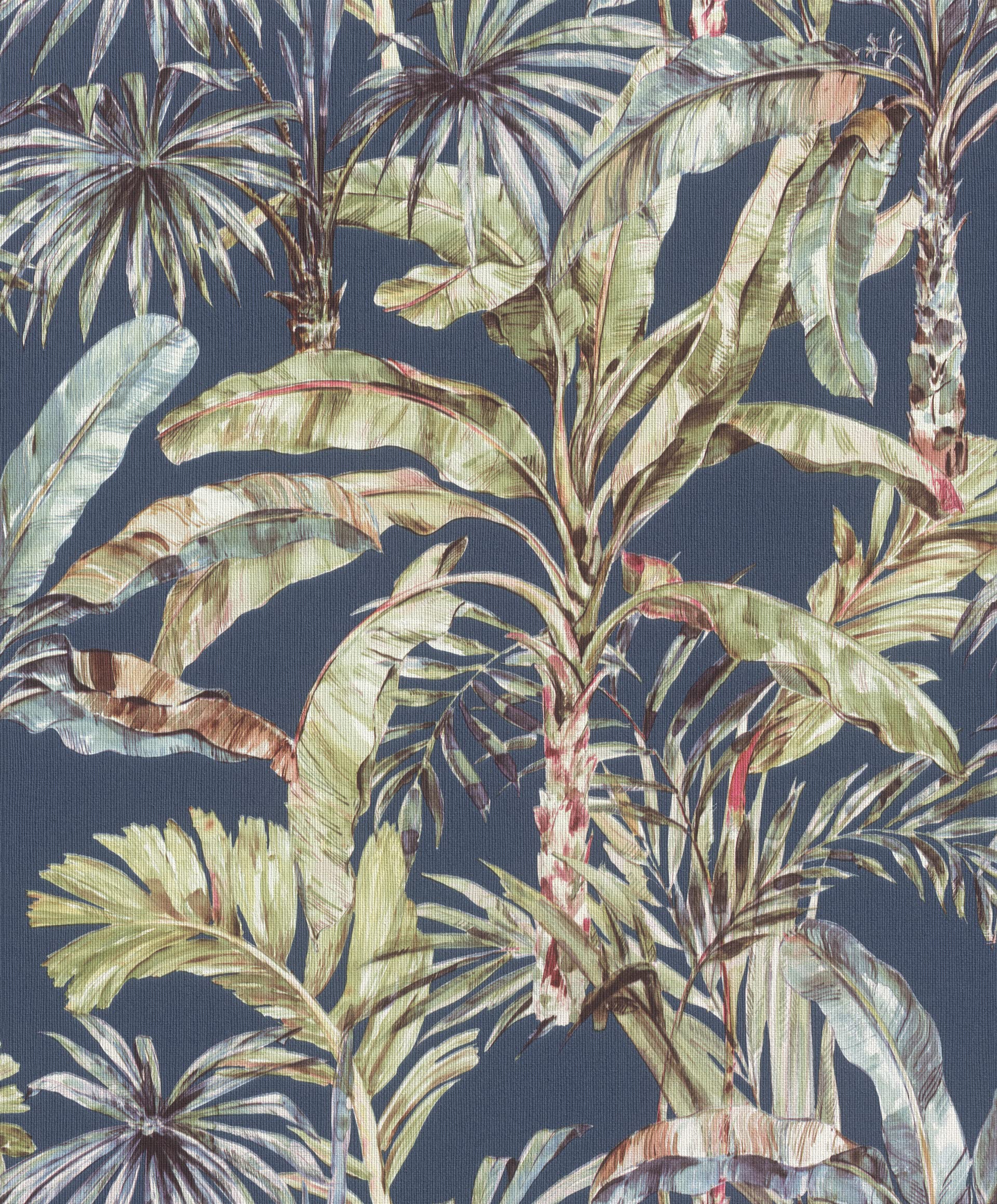 Rasch Blue-Green Paperhangings Non Woven Wallpaper (Botanical) Blue Green 10,05 M X 0,53 M Florentine Iii 485288