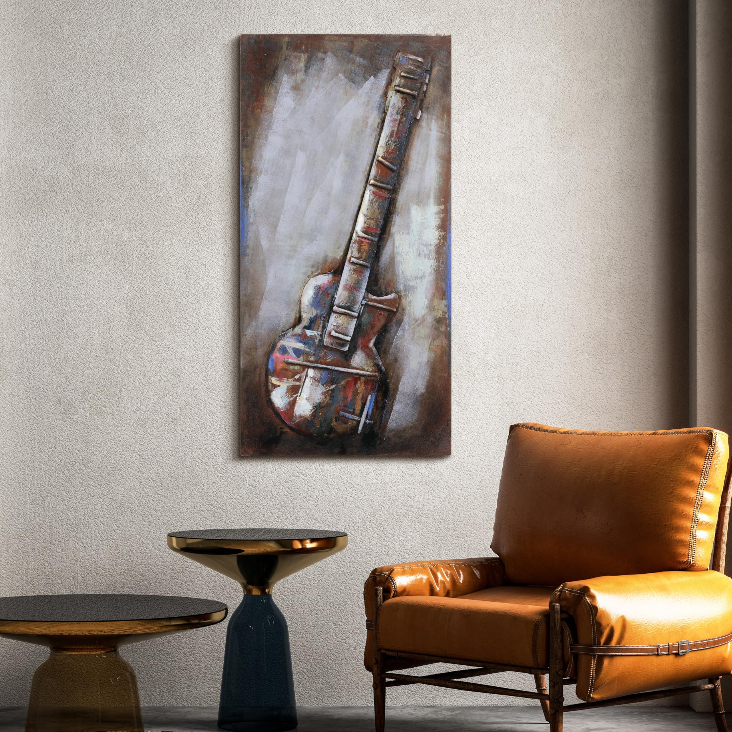 Amazon.com: Empire Art Direct Electric Guitar Mixed Media Iron