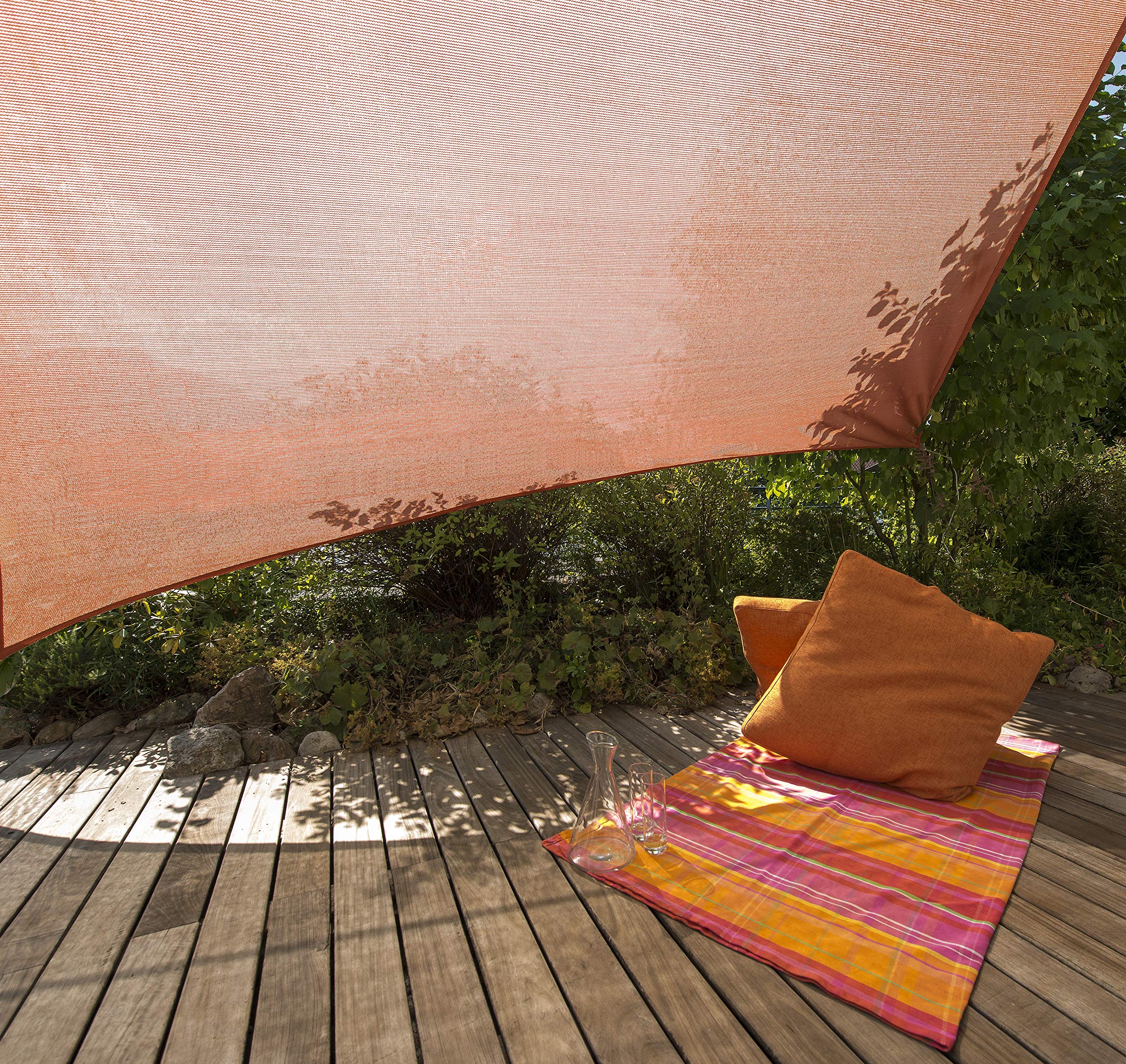 windhager sonnensegel adria Sunsail Quadrat Terracotta, Sonnensegel, Sonnenschutz, UV-Schutz, witterungsbeständig und atmungsaktiv, 3,6 x 3,6 m Kaufmenge:10 x 100 = 1000 Stück Cube Stereo Hybrid 120 isinwheel