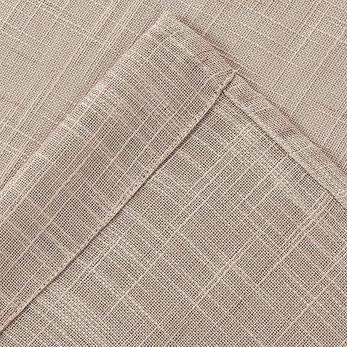 Miniatura 4 de Cortinas decorativas de lino traslúcidas de 84 pulgadas de largo, cortinas traslúcidas para ahorrar energía, cortinas de privacidad con ojales de