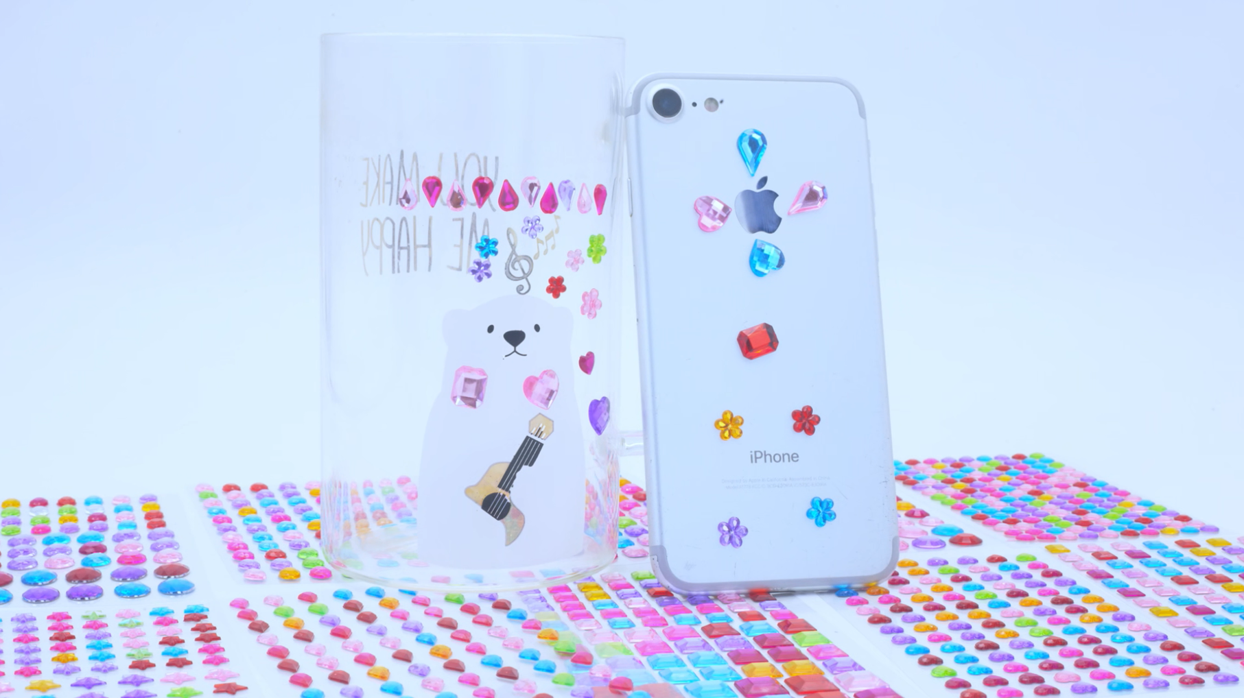 1300 Pezzi Di Adesivi Strass Multicolore - 15 Fogli Di Gemme Acriliche Autoadesive Fai Da Te Per Decorazioni, Varie Forme E Dimensioni - 3