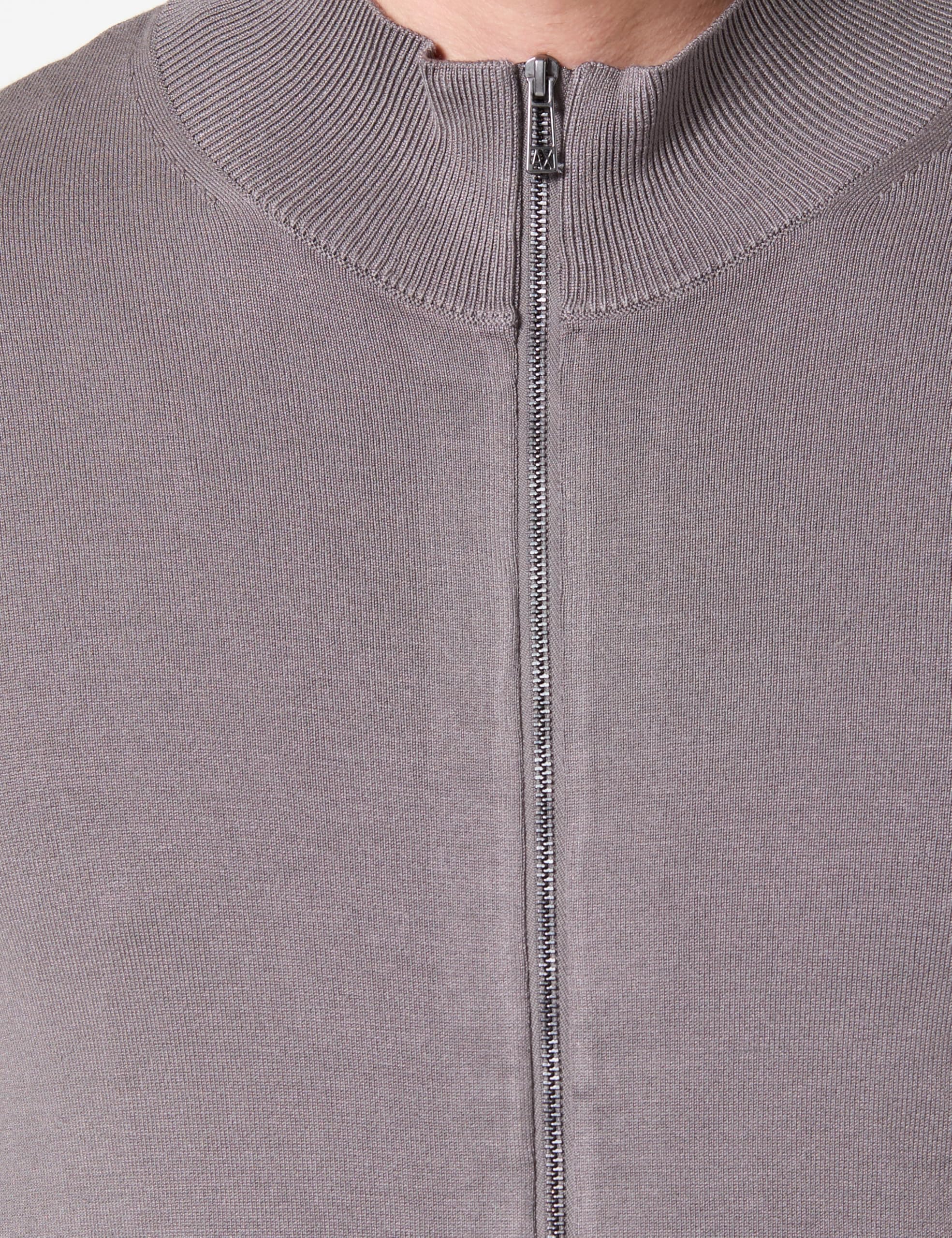 Armani Exchange Essential Long Sleeve Zip Closure Jersey Cardigan Hombre