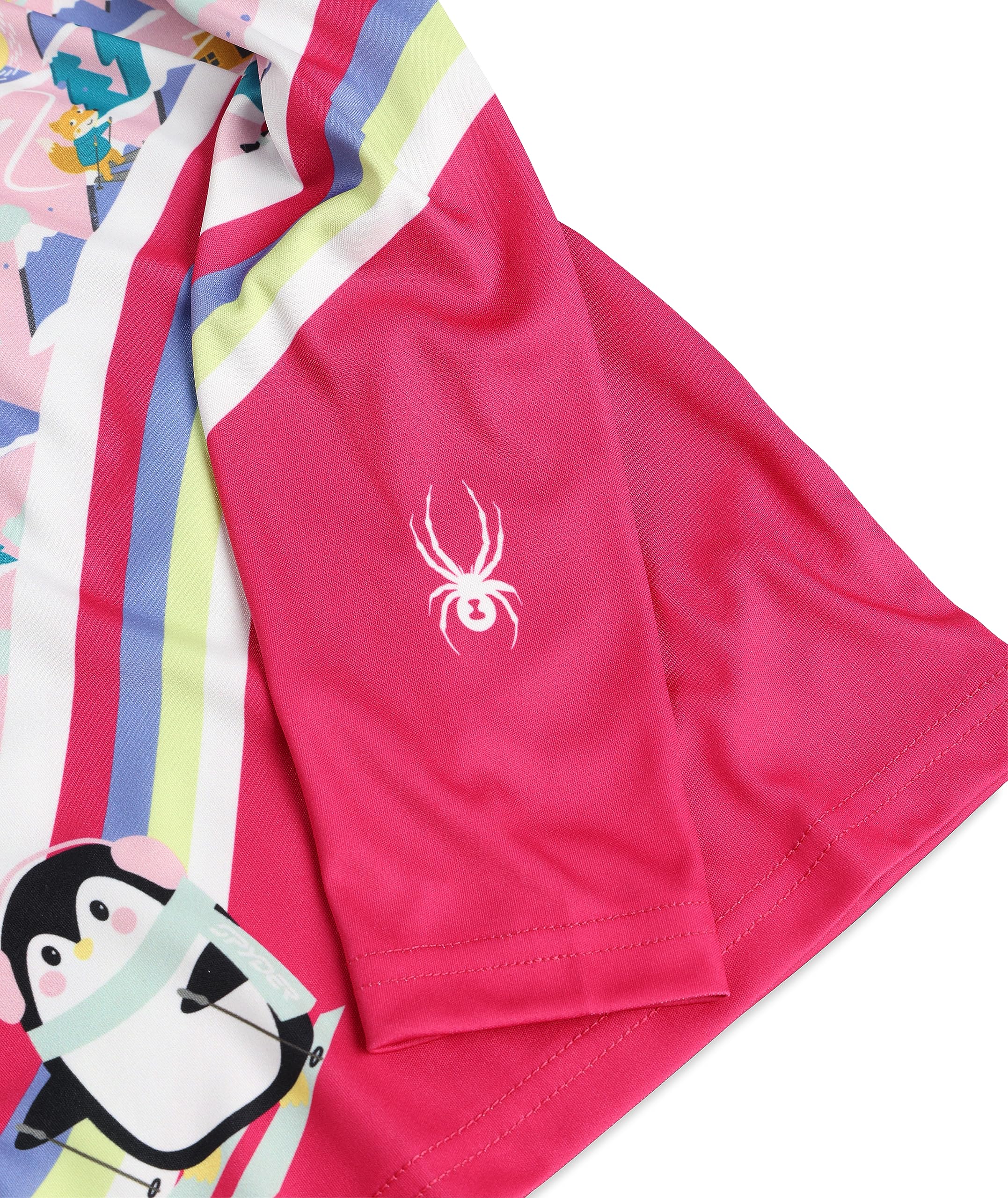 Spyder Reflect - Chaqueta de esquí con media cremallera y cuello en T para niña