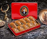 Vista 65 de Hafiz Mustafa 1864 Istanbul Baklava Pastry Box - Baked Baklava Dessert Snacks Made from Fresh Phyllo Dough Sheets, Pistachio, Hazelnut, Walnut