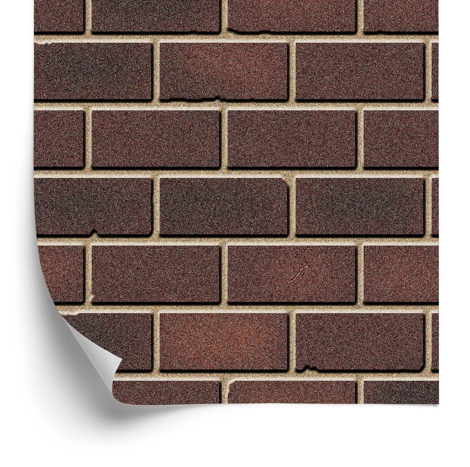Decoración de Pared, Ladrillo 3D, 50 x 1000 cm