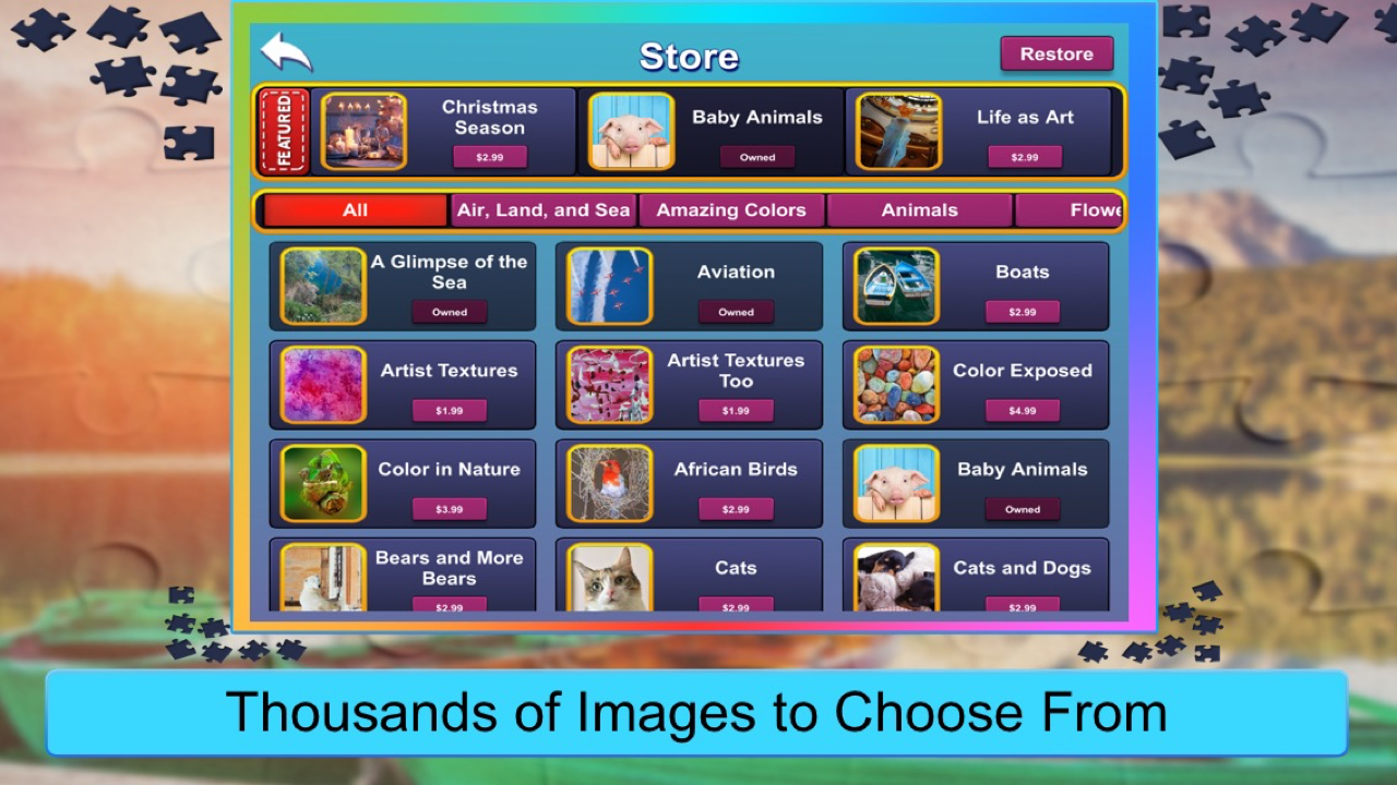Jigsaw Puzzle Forever HD - App on Amazon Appstore