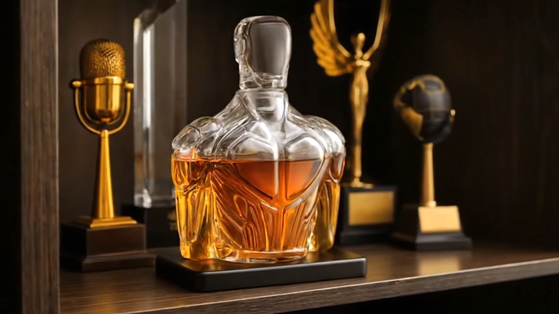 Amazon.com | Iron Hero Whiskey Decanter 25.36oz | Superhero Armor