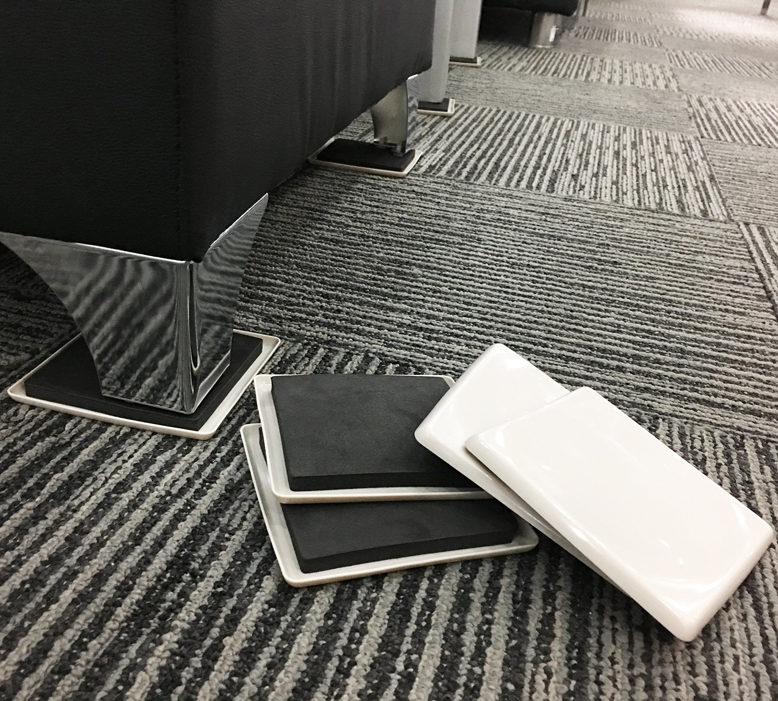 8pcs 5in Reusable Carpet Slider-Furniture Slider-Furniture Moving Slider-Moving Pad-Sofa Glider-Furniture Glides — view 6