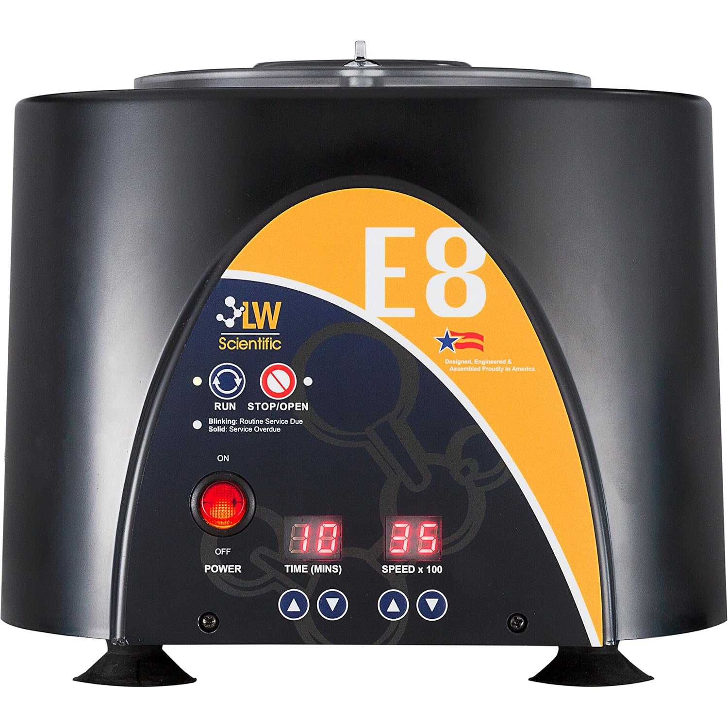 E8C-U8AD-15T3 Digital Speed E8 Centrifuge, Angled 8-Place with Timer, 110/220V
