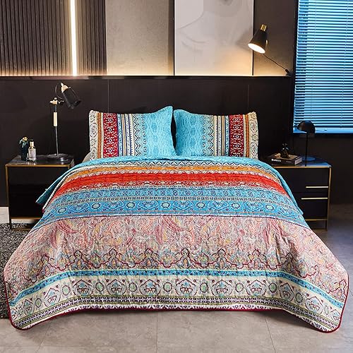 Miniatura 2 de LAMEJOR Juego de edredón de rayas negras y blancas, tamaño Queen, juego de cama clásico de 3 piezas, funda de edredón de microfibra suave