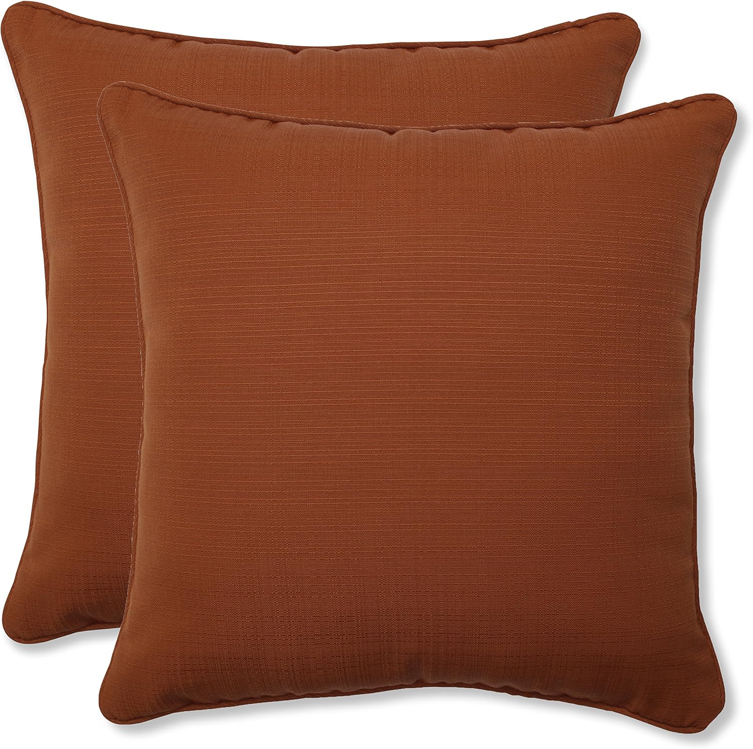 Pillow Perfect 503851 Outdoor/Indoor Cinnabar Throw Pillows