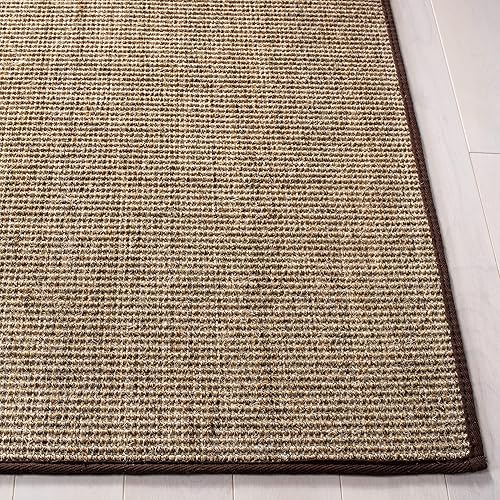 Miniatura 4 de Martha Stewart x SAFAVIEH - Colección de alfombras de área, 5 x 7 pies, marrón claro, sisal y yute, estilo granja, ideal para sala de estar,