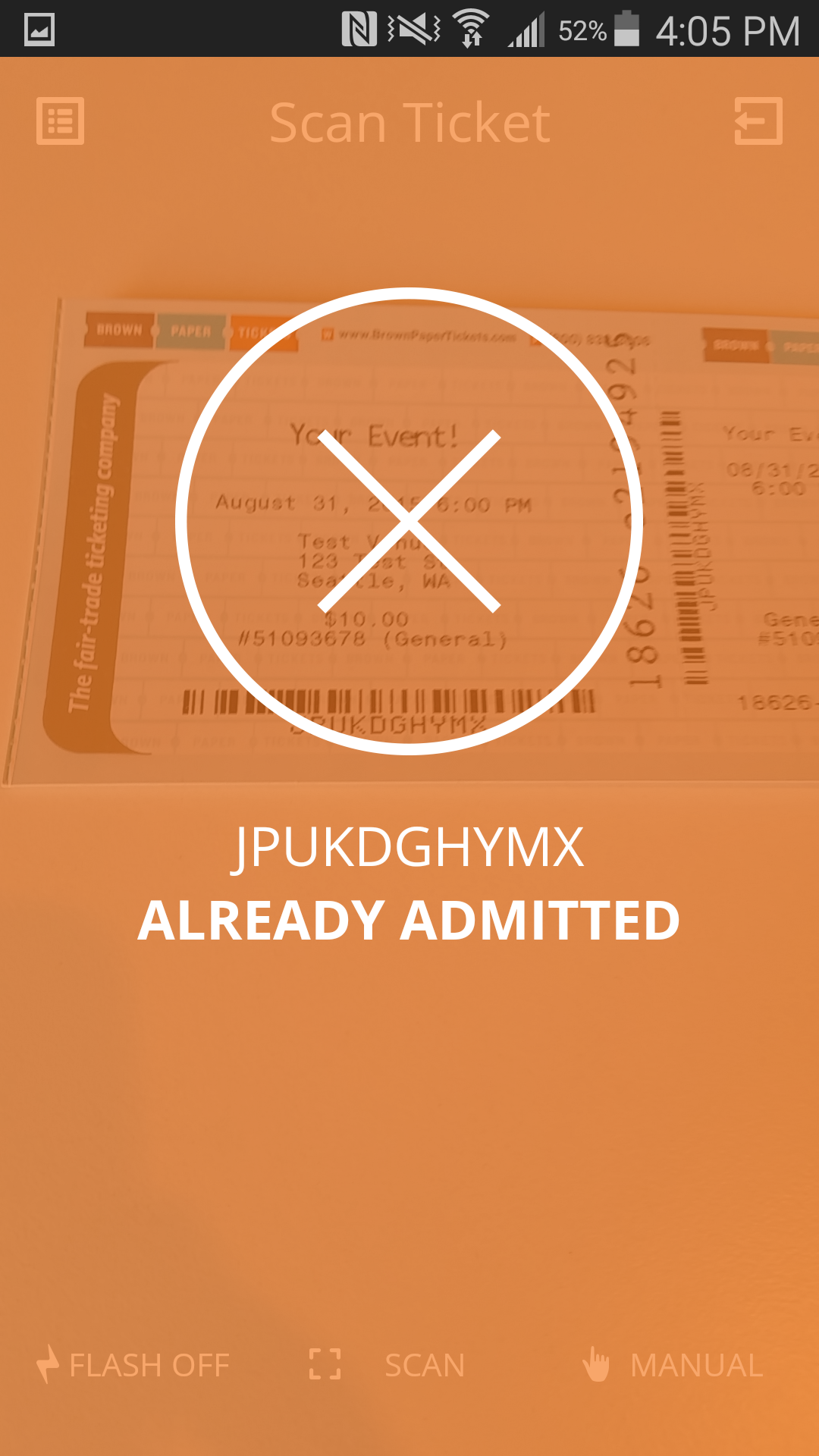 Brown Paper Tickets Ticket ScannerAmazon.inAppstore for Android