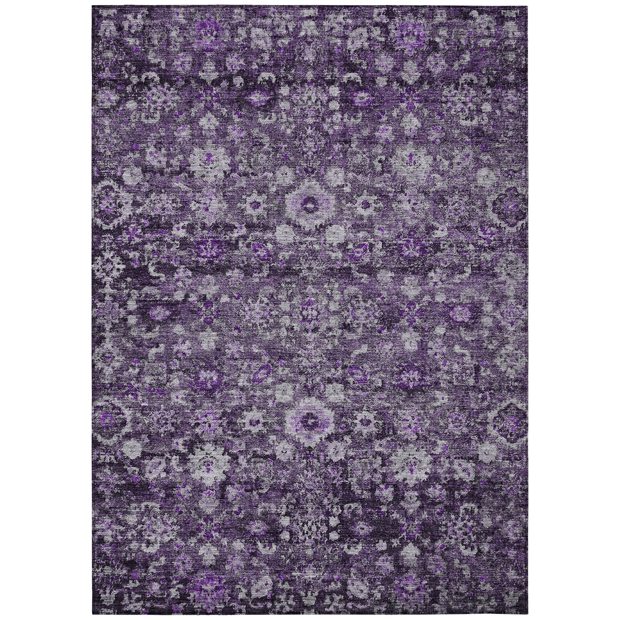 Amazon.com: Addison Rugs Chantille ACN651 Purple 3' x 5' Indoor Outdoor ...