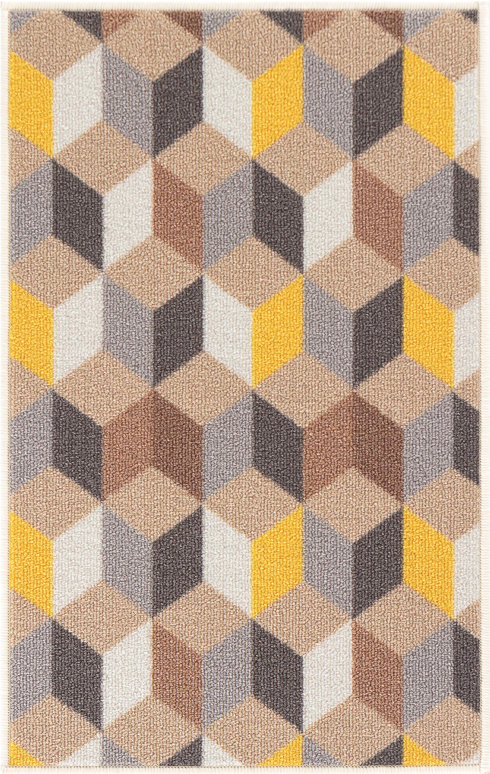 Washable Door Mat Kitchen Mats Non Slip Geometrical Design Hall Runner- Indoor Door Mat - Hallway-Passage Corridor Doormats - Floor Mat — view 133