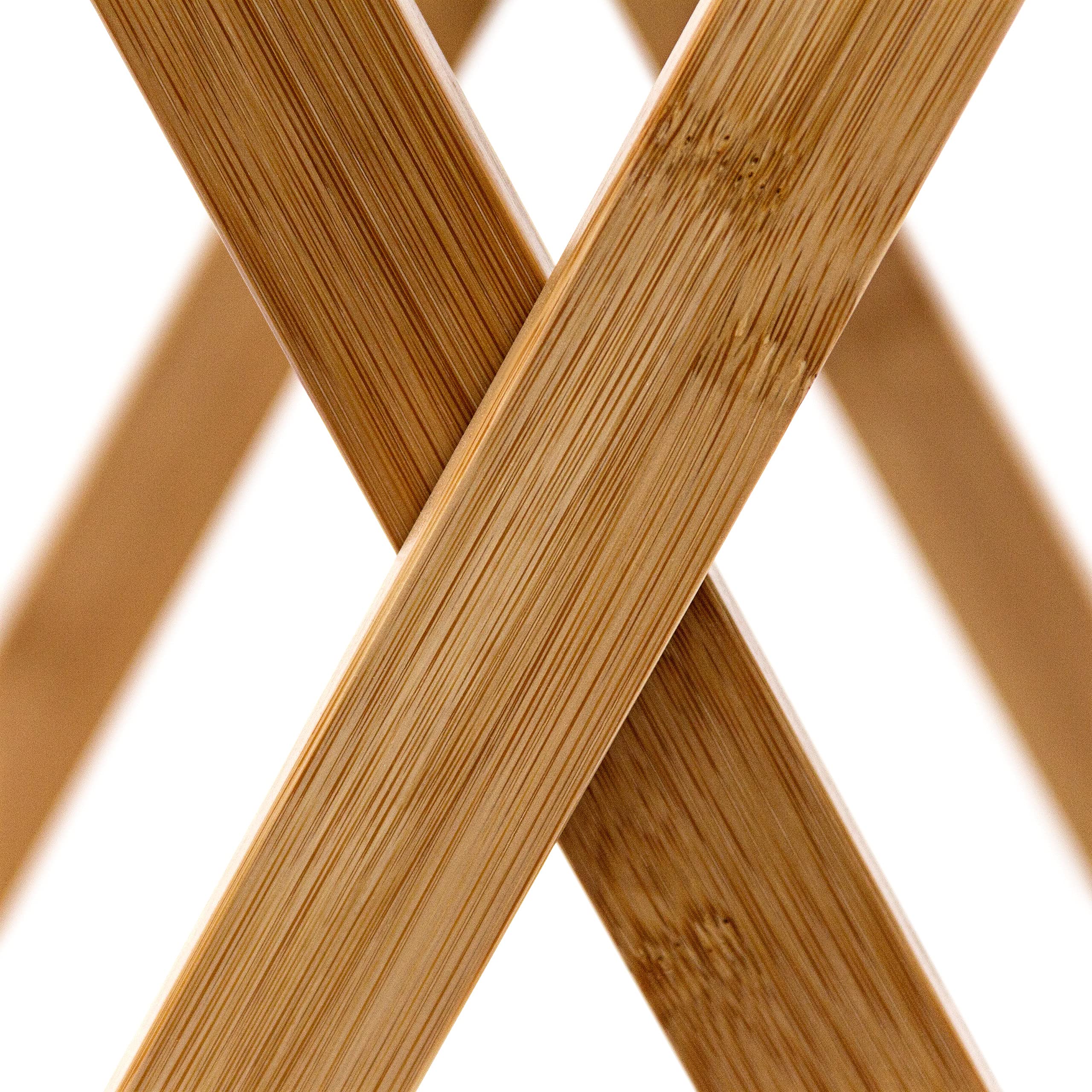 Relaxdays Table d'appoint pliante, avec tablette, table de salon basse, en bambou, H x L x P : 63,5 x 55 x 35 cm, nature