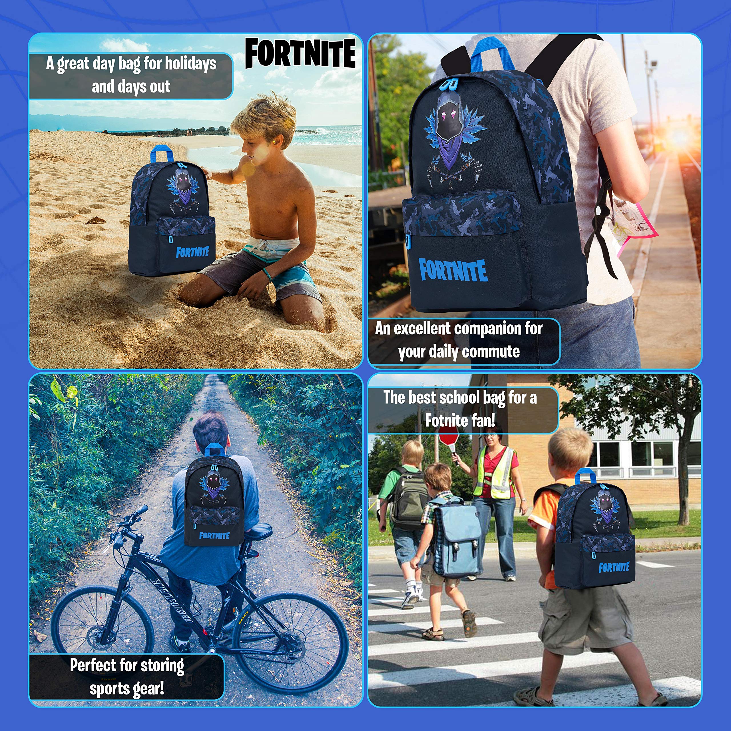 Fortnite Boys Backpack for Kids, Back to School Bag for Children
