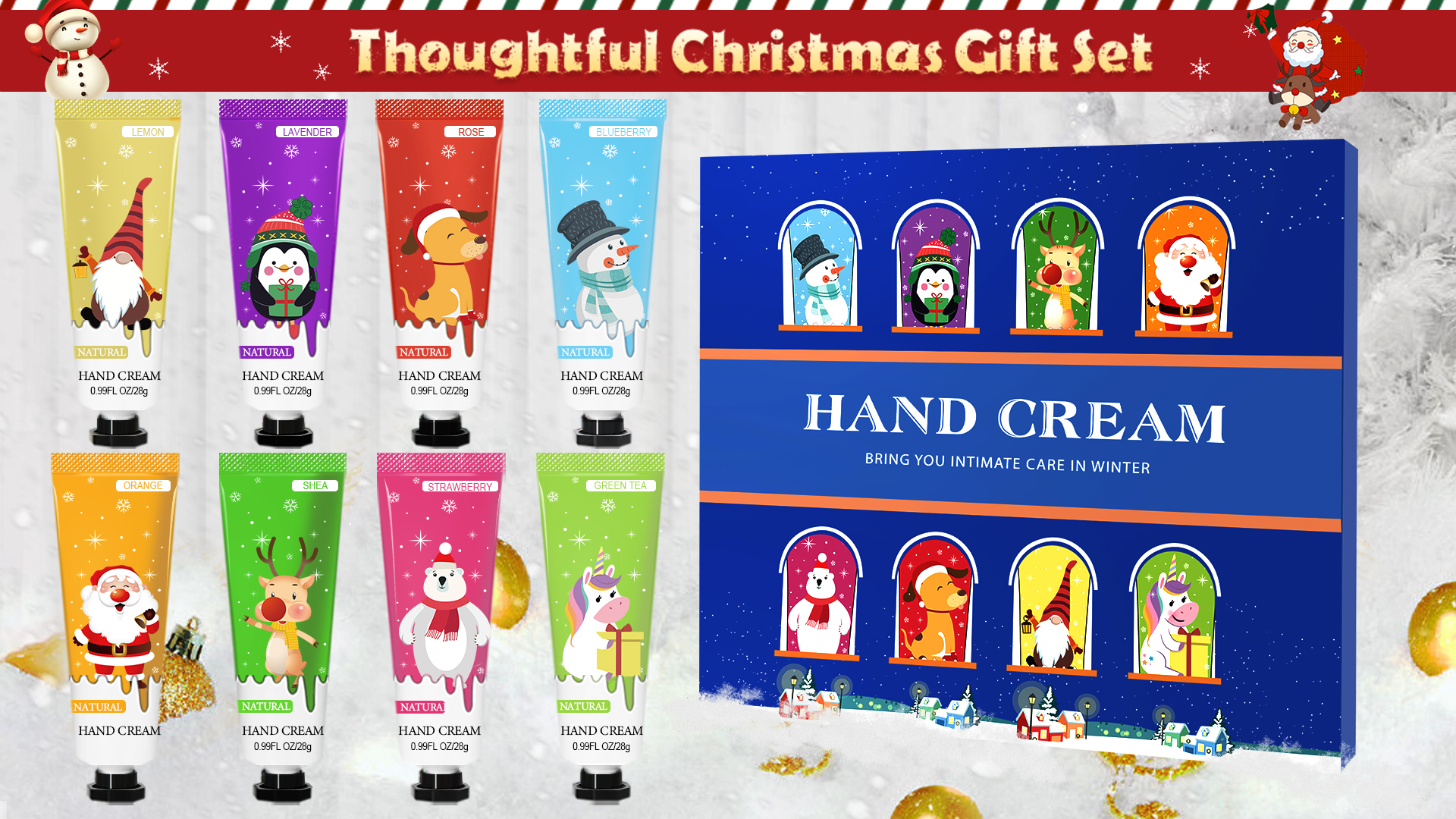 Amazon.com : SenseYo Hand Cream Gift Set Natural Plant Fragrance