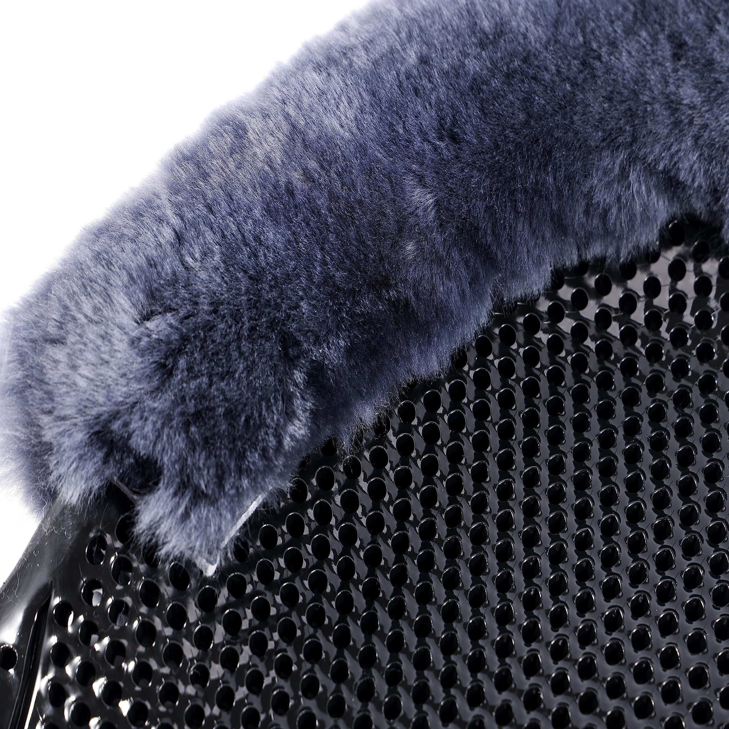 Full Active Soft Gel Pad avec selle en peau d'agneau Amortisseur à mémoire de forme Antidérapant et libération d'air Noir