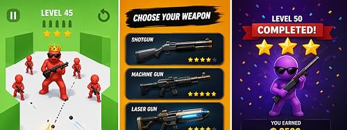 Bullet Master 3D: Action Shooting Physics Puzzle – vue 5