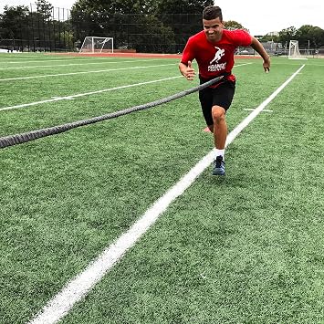 Kbands Training Speed Reactive Stretch Cord - Adjustable Belt, Anchor Strap, Dual Resistance Cord, Overspeed Accelerator, Vertical FX