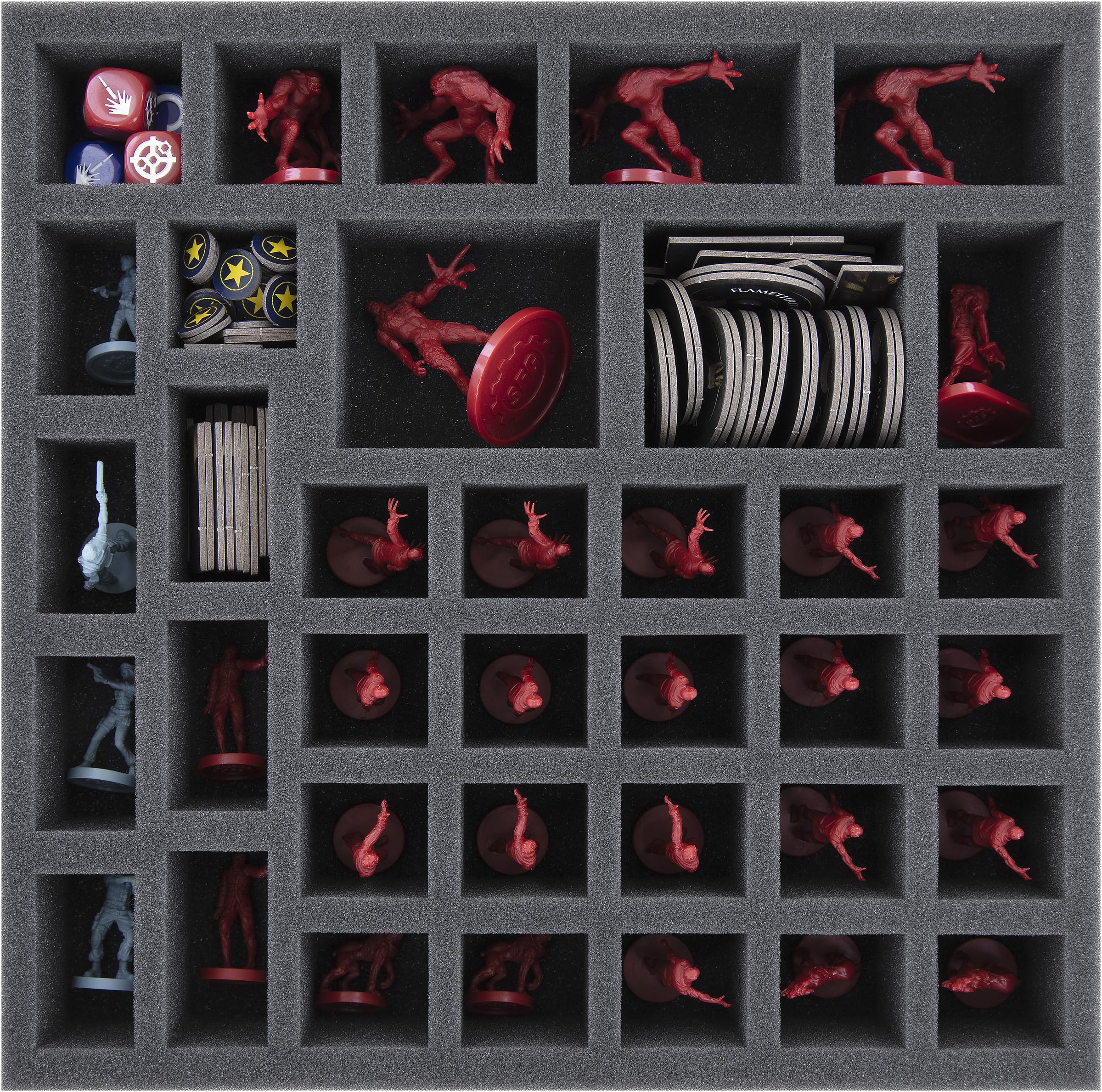 Zestaw piankowy Feldherr + Organizer kompatybilny z Resident Evil: The Board Game - pudełko z grą podstawową