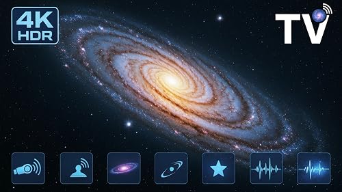 Immersive Cosmic Galaxy Cosmos 4K – Deep Space Visuals & Relaxing Sound – vue 9