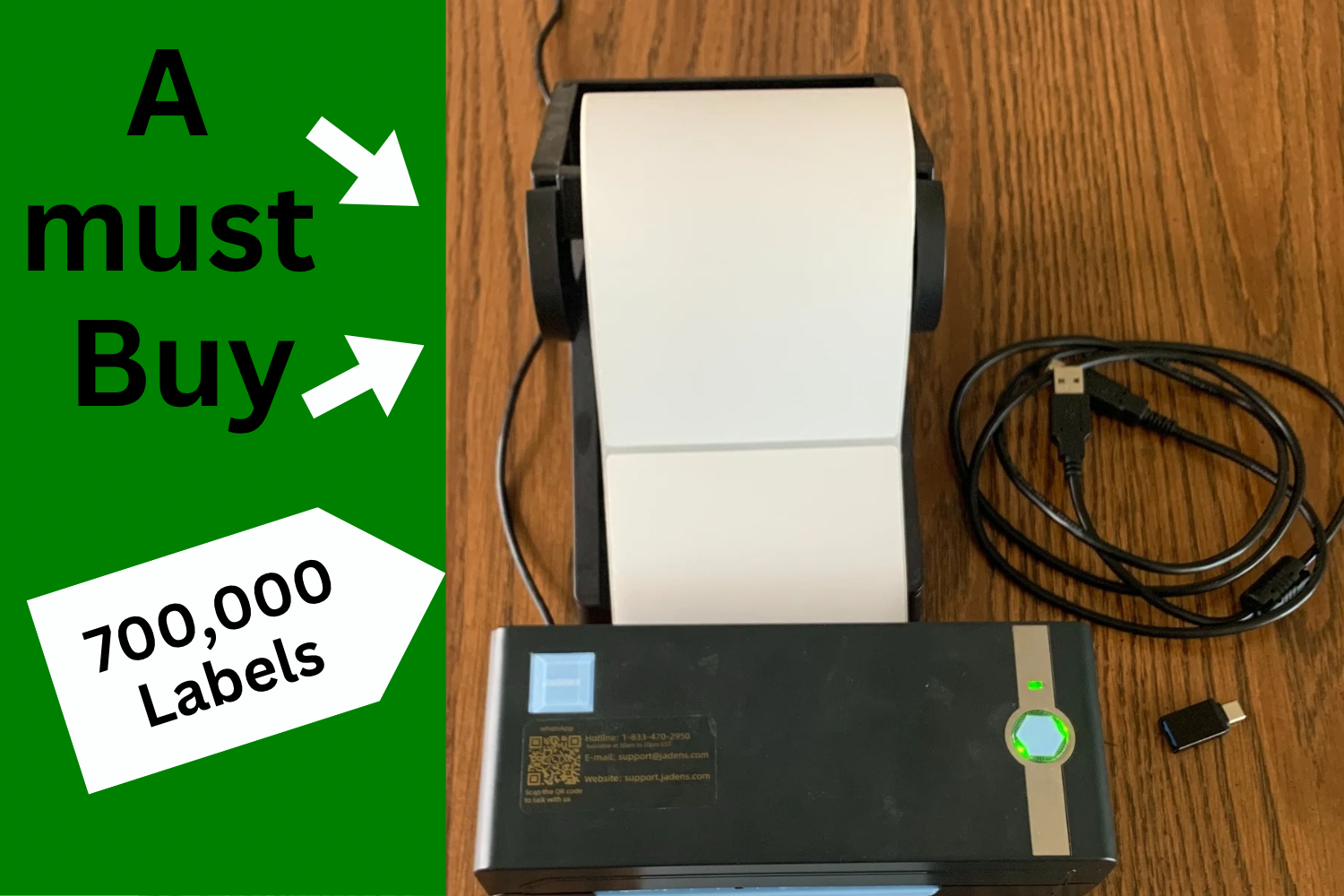 HMAYページです Watch Jadens Thermal Printer - Super easy to use! on Amazon Live
