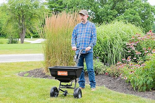 Miniatura 2 de Agri-Fab 45-0532-AMZ - Esparcidor de empuje Pro de 85 libras, color negro