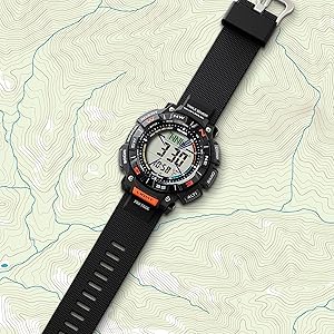 Casio PRG340 Series | Pro Trek | 100 Meter Water Resistance | Compass | Alt/Baro-Thermo | Tough Solar Power | 1-100 SEC Stopwatch | Countdown Timer | World Time