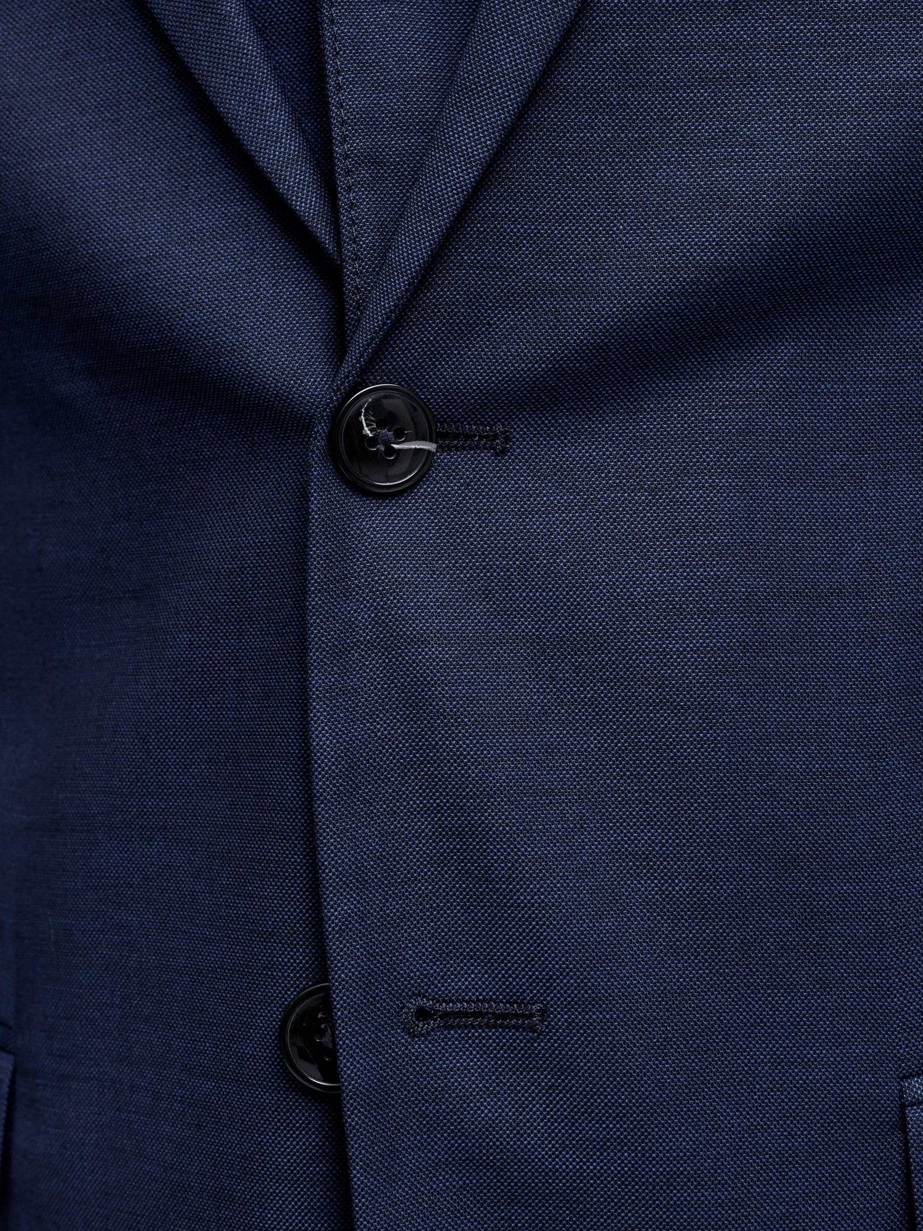 JACK & JONES Męska kurtka Jprsolaris Blazer Noos, Niebieski (ciemny granatowy, granatowy, 48