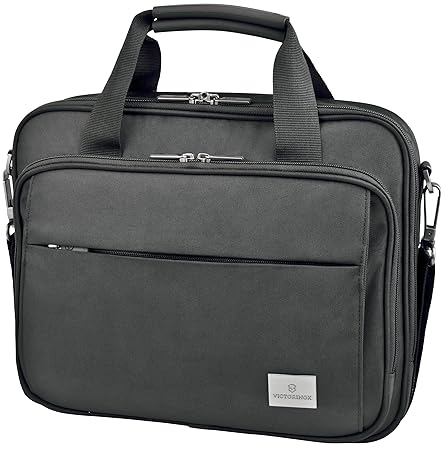 Victorinox Werks Traveler Fabric 7 Ltrs Black Laptop Briefcase (30333901)