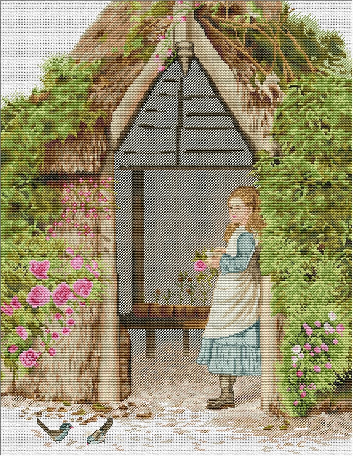 Maydear Stamped Cross Stitch Kits 14CT PrePrinted Cross