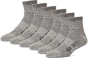FUN TOES Merino Wool Ankle Hiking Socks For Men and Women -...