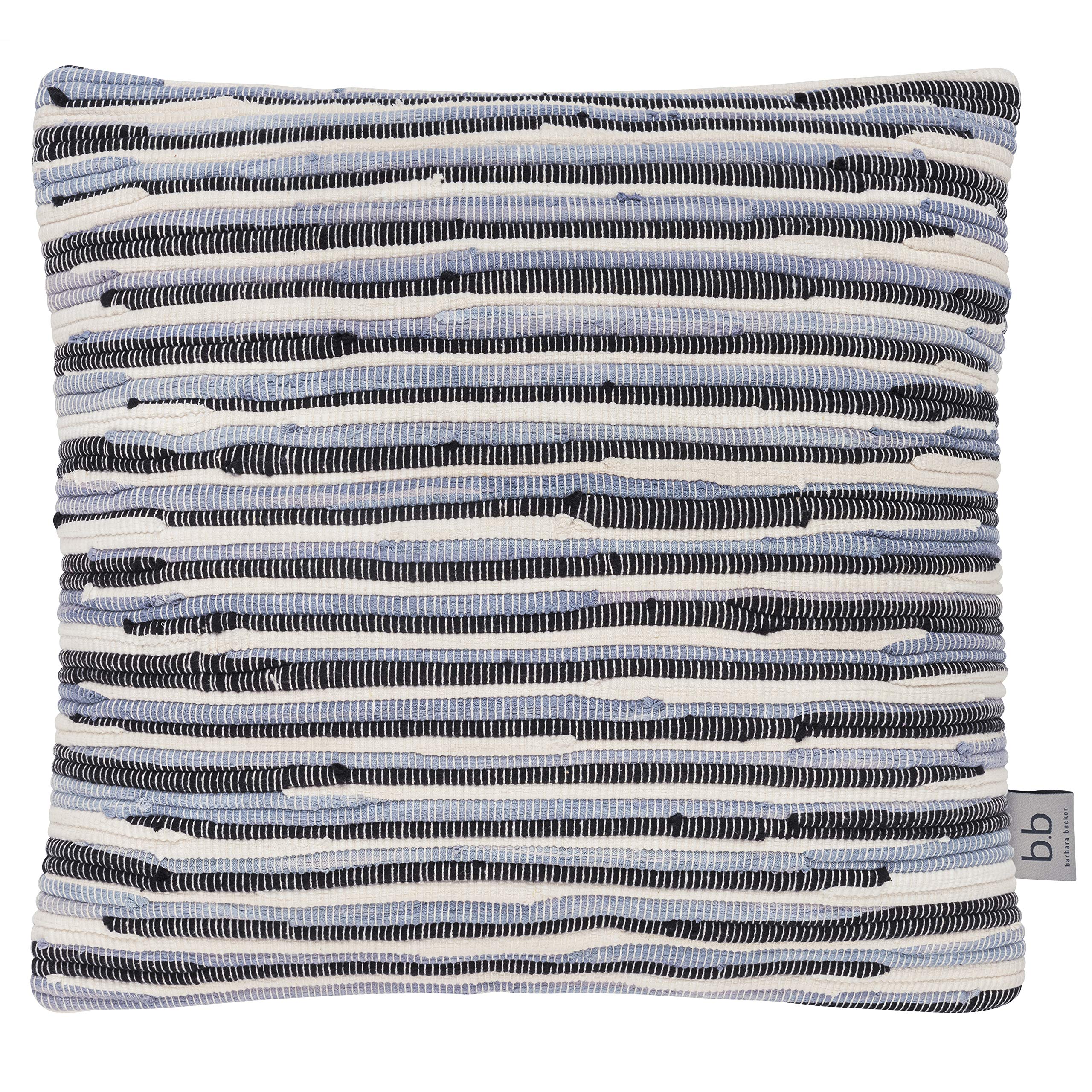 Barbara Becker B.B. Home Passion Rag Rug 07 Cushion Cover 45 x 45 cm Grey / Silver / Black