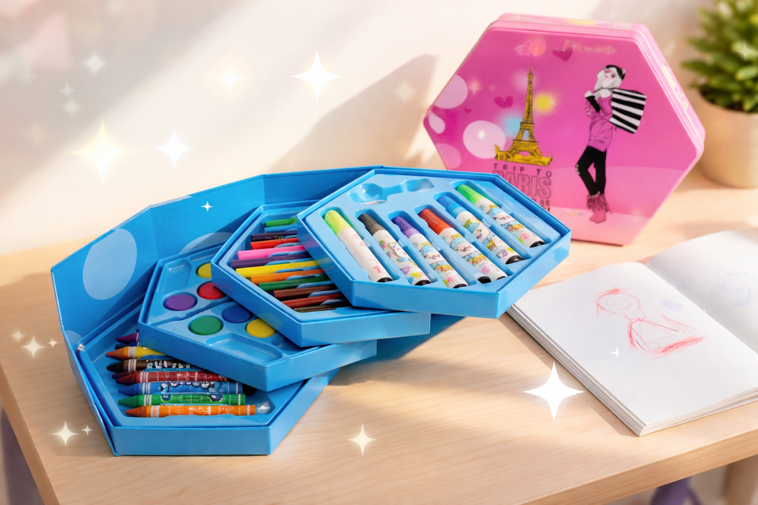D4DJ CD&Blu-ray 46枚詰め合わせセット Toy Imagine 46 Pcs Colour Set for Kids | Complete Drawing