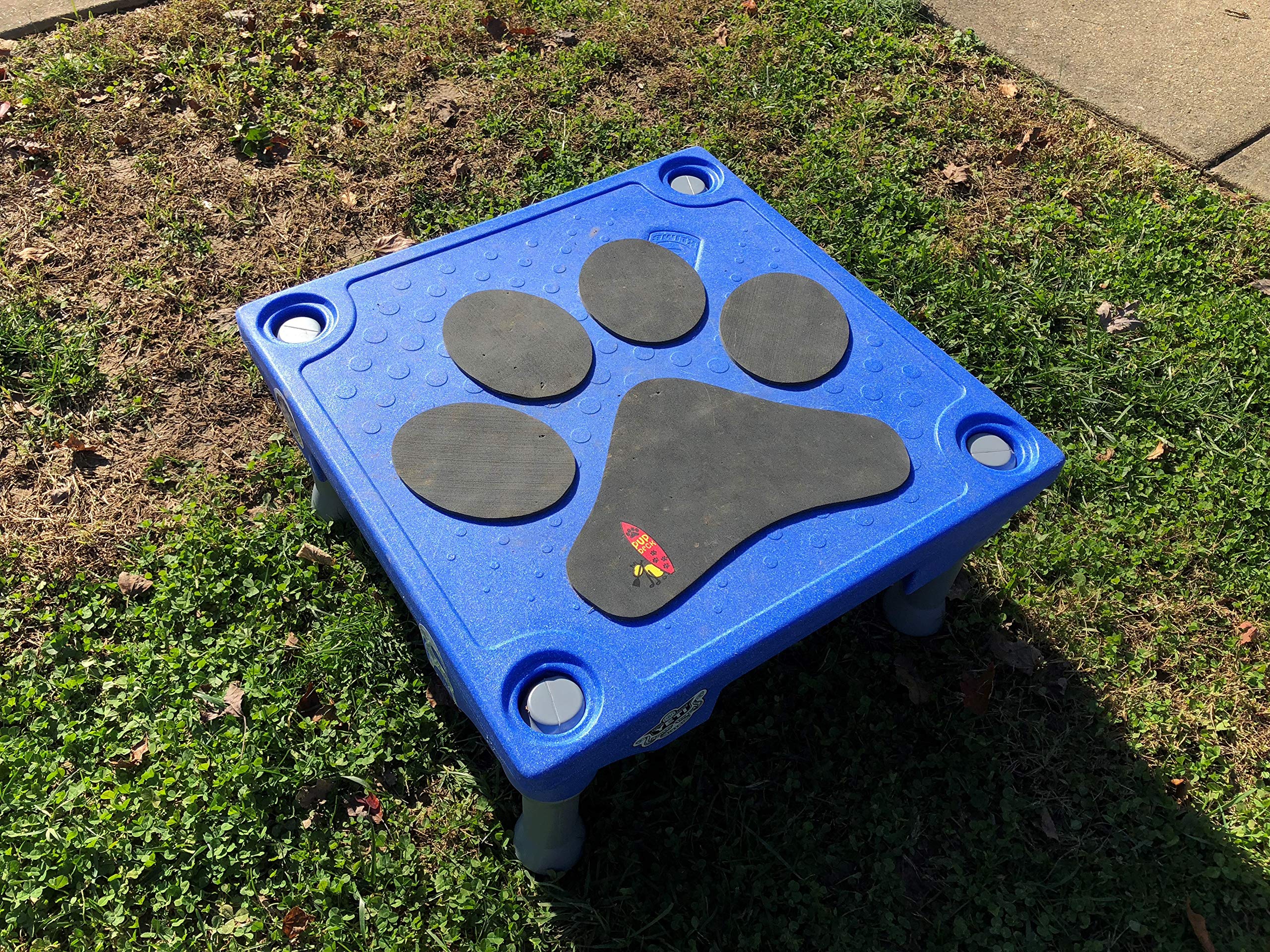 Better Surf than Sorry Pup Deck Dog Traction pad (Grey)