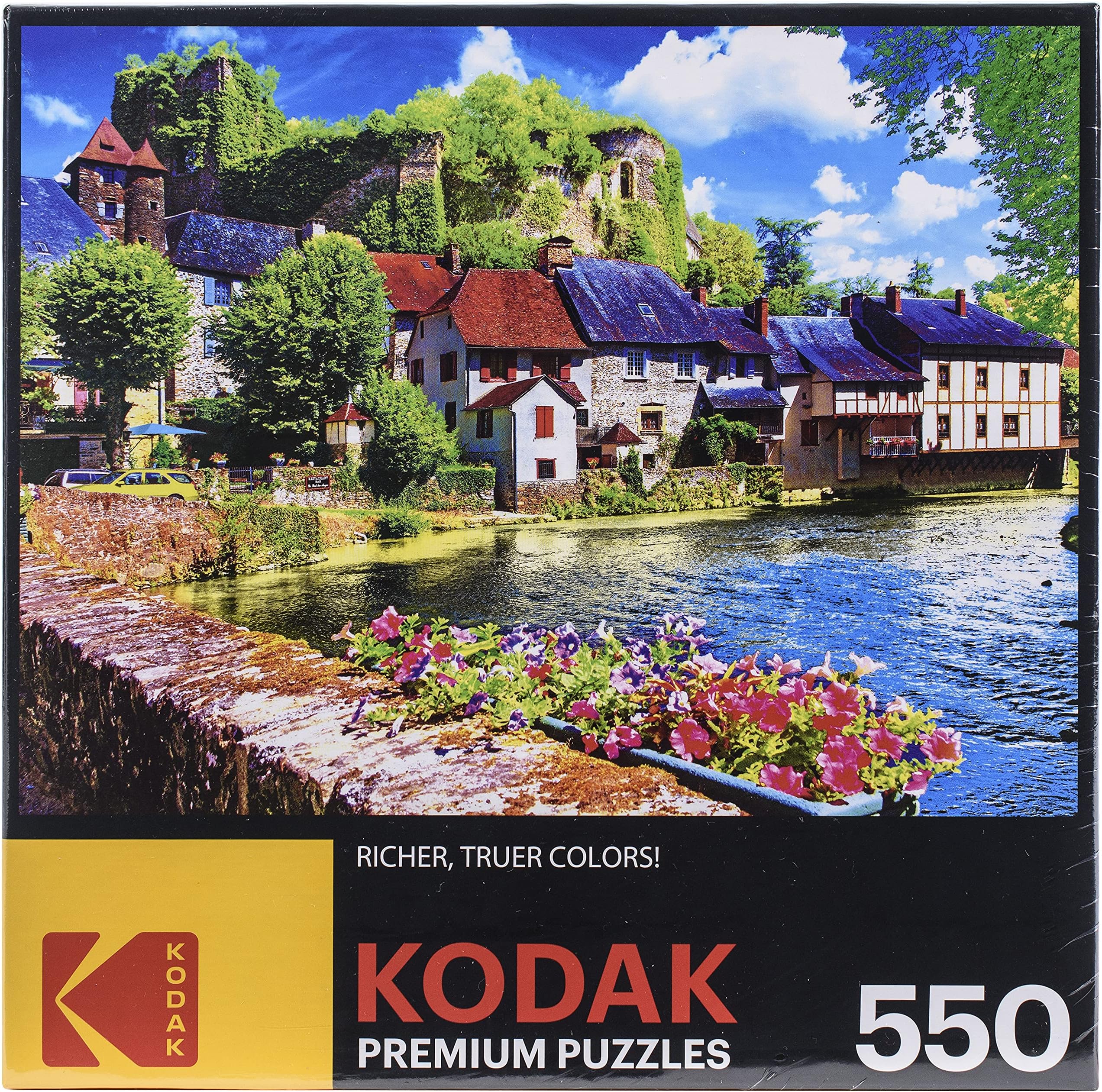 RoseArtKodak Premium - Auvezere River Limousin France - 550 Piece Jigsaw Puzzle for Adults