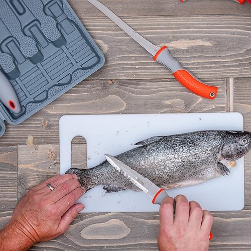 Miniatura 7 de Wild Fish - Juego de filetes de pescado de 6 piezas, juego multiusos ideal para limpiar peces y muchas otras tareas de cocina