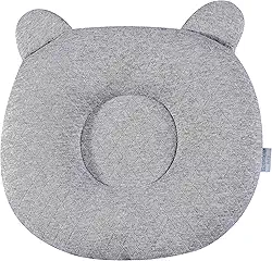 Travesseiro anatomico matelado - cinza, Batistela Baby, Cinza