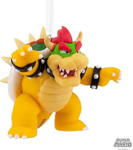 Miniatura 8 de Hallmark Nintendo Super Mario Bowser Adorno de Navidad, regalos para jugadores
