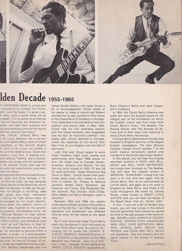 【LP】chuck berry golden decade vol1 Chuck Berry – Chuck Berry's Golden Decade (The Original Two