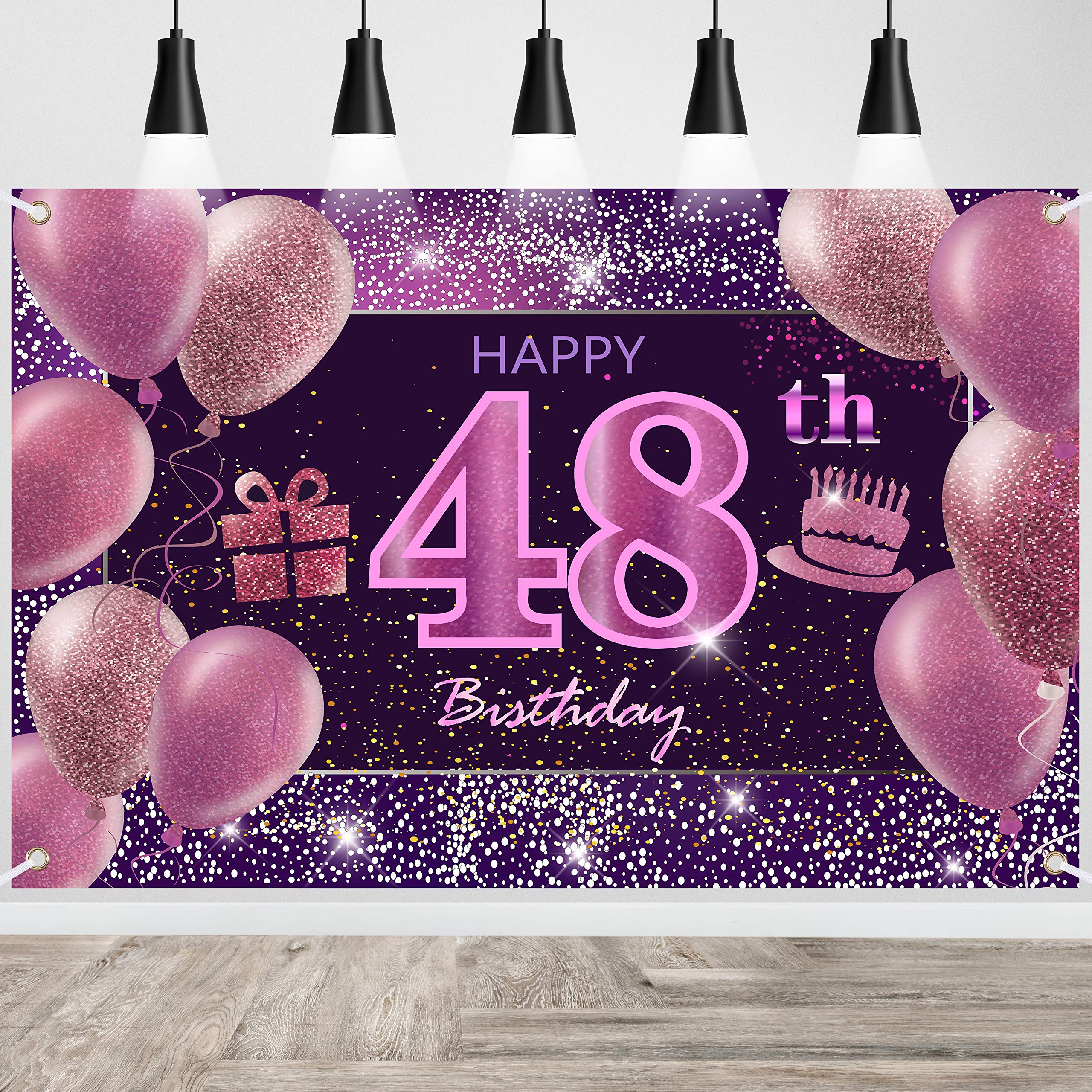 IMISI Birthday Decorations Birthday Backdrop Decorations for a Party (48-age) — image 1