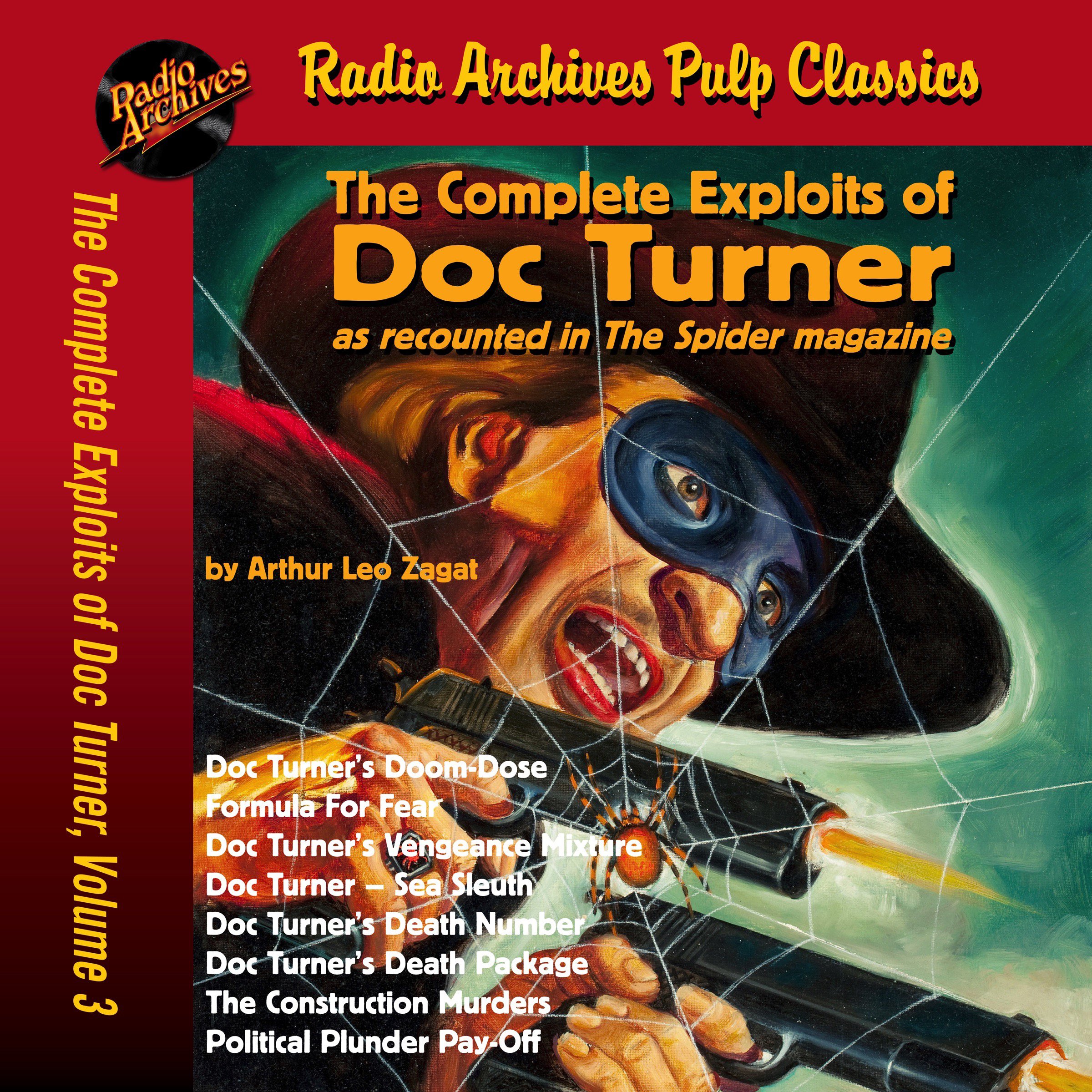 Cover art for The Complete Exploits of Doc Turner, Volume 3