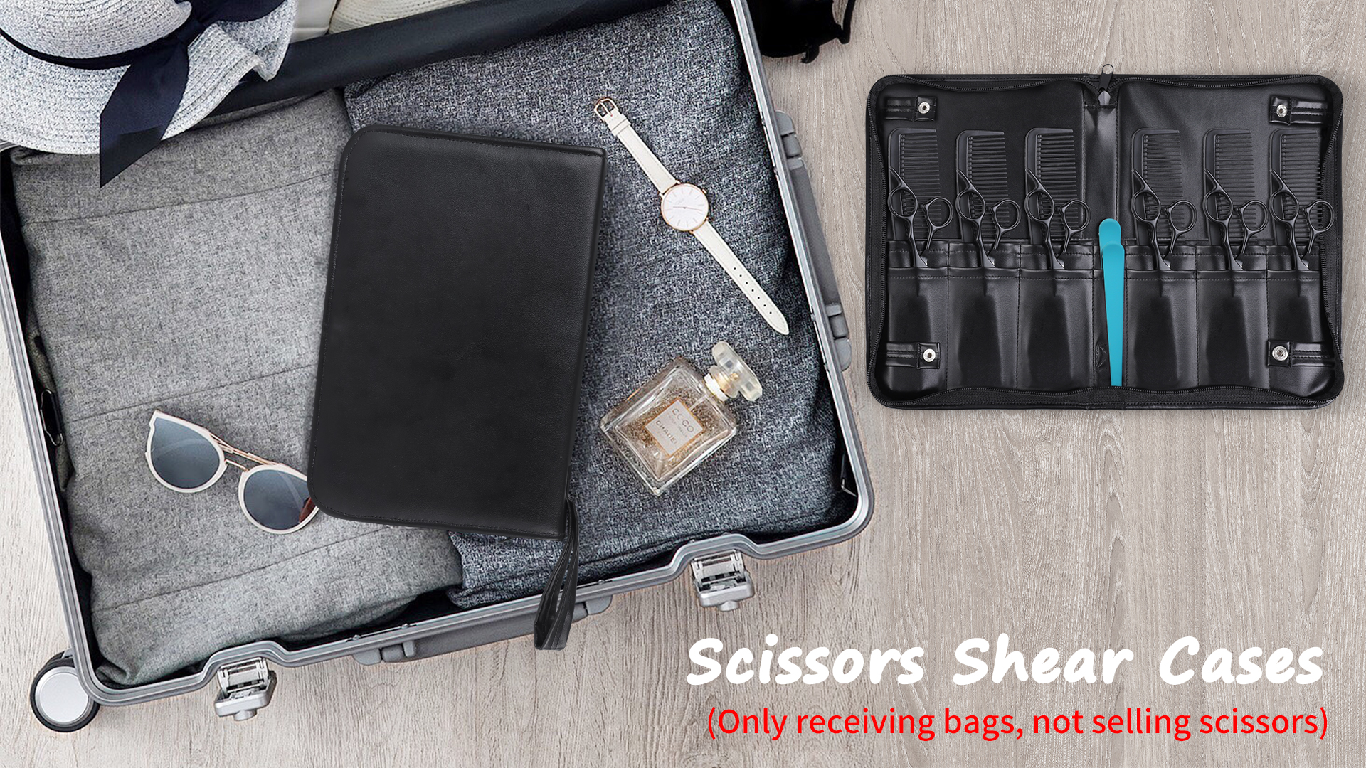 Amazon.com: ZIORS Hair Shear Scissors Bag Holder,Hair Stylist
