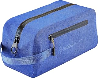 Såk Gear DoppSak Waterproof & Leak-proof Travel Toiletry Bag | by Skog Å Kust (Blue, Small)