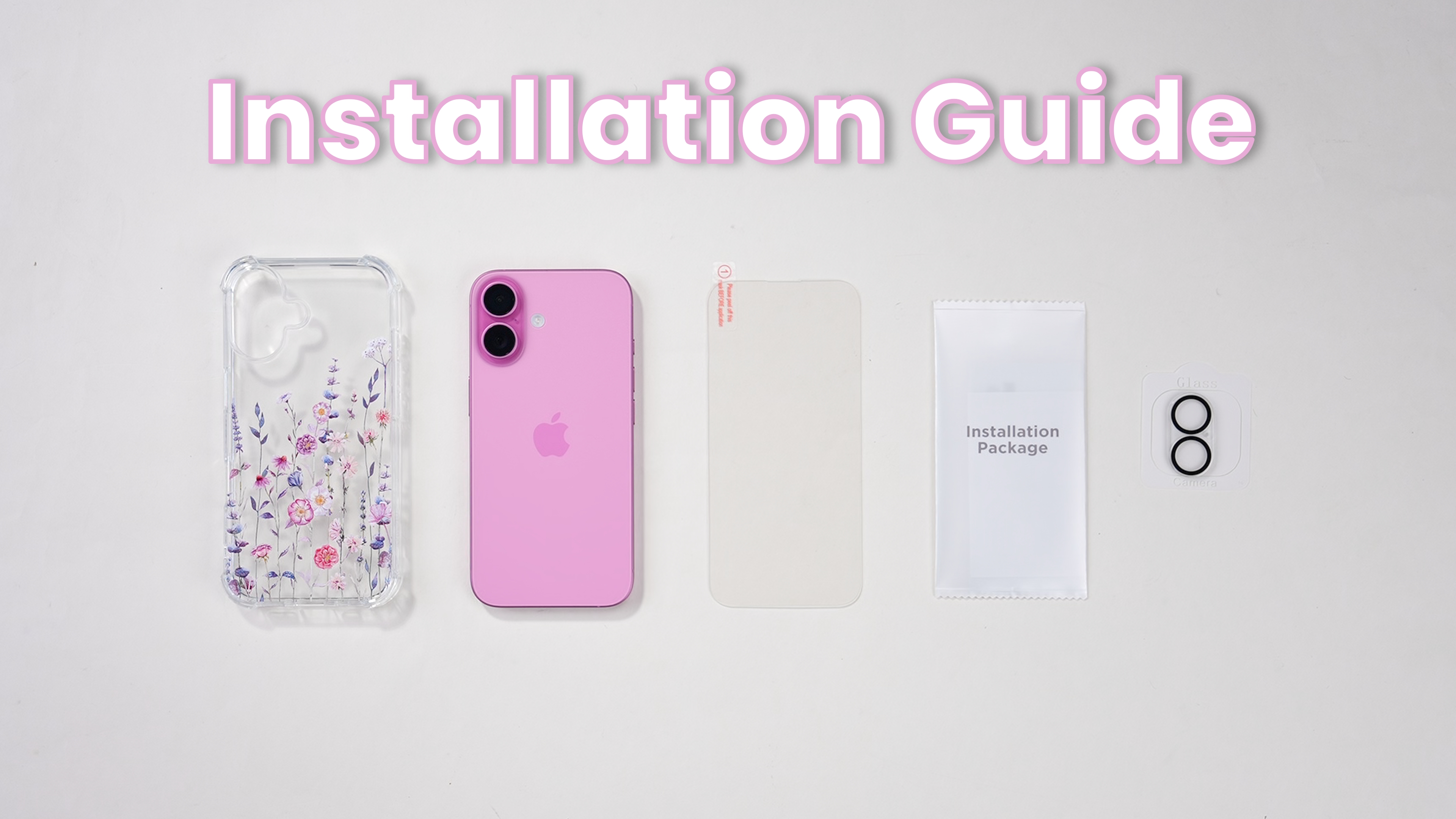 GVIEWIN Custodia compatibile con iPhone 16 Pro Max 6.9''con pellicola