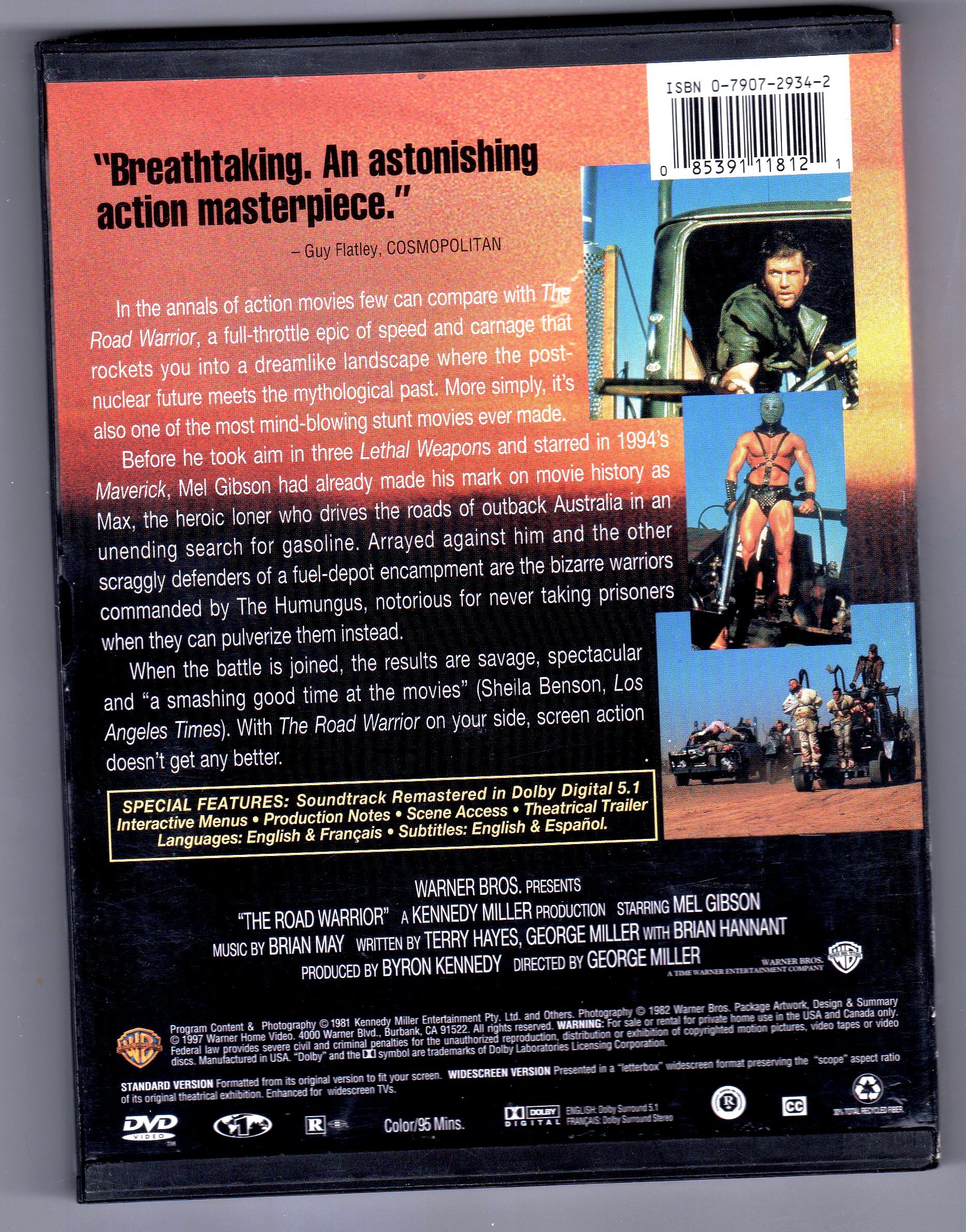 Road Warrior [DVD] [2003]: Amazon.co.uk: DVD & Blu-ray