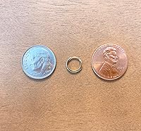 Vista 3 de Aretes en oro amarillo o blanco de 14K de 1.5mm de grosor (8x 8mm)