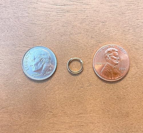 Miniatura 3 de Aretes en oro amarillo o blanco de 14K de 1.5mm de grosor (8x 8mm)